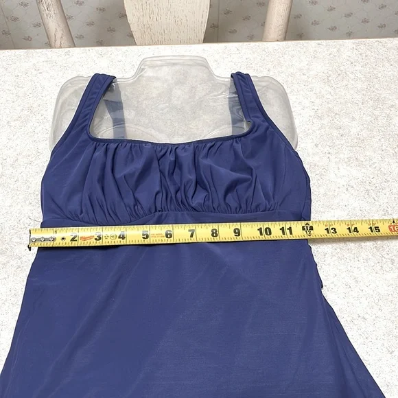 Lands' End Women's One Piece Swimsuit - Navy - Picture 5 of 9